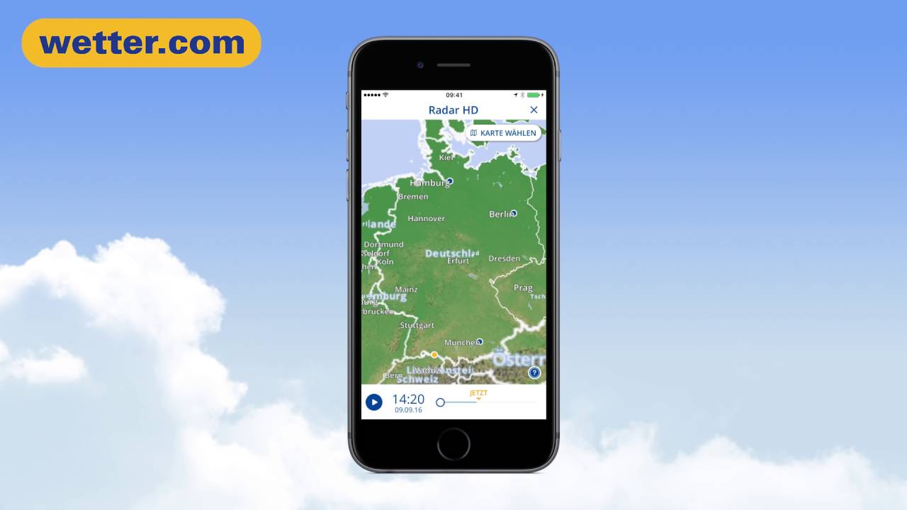 wetter.com Apps - Update 1.8.0 f&uuml;r iOS: Wetter Widget