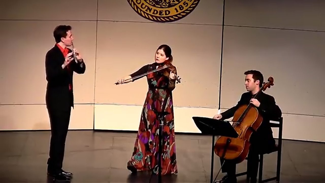 Haydn's Divertissement No. 2, Op. 100 for Flute, Violin and Cello