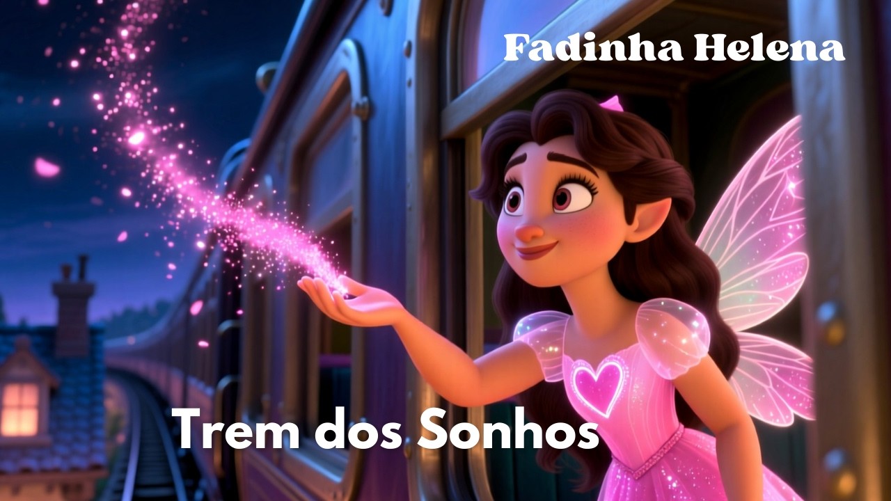 HISTÓRIA INFANTIL 🎭| A Fadinha Helena e o Trem dos Sonhos ✨ | Historinha para dormir ✨