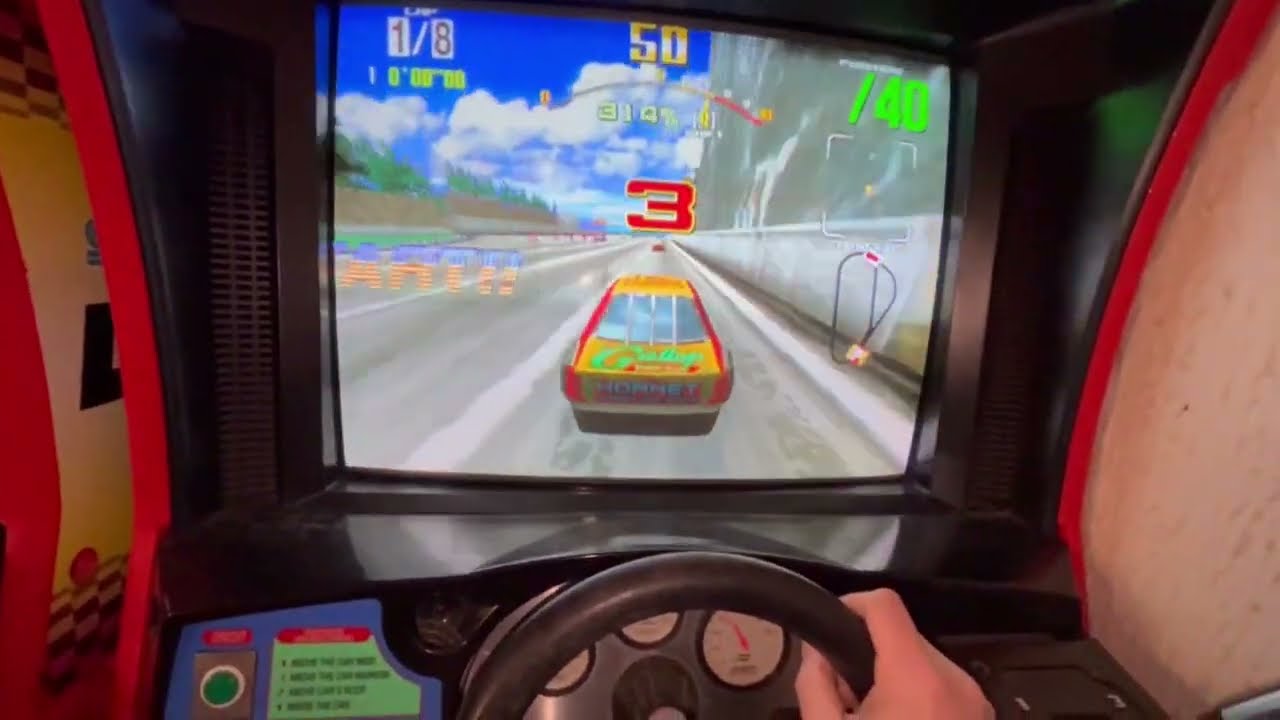 PC emulated Games on Real Daytona USA Arcade Twin Cabinet