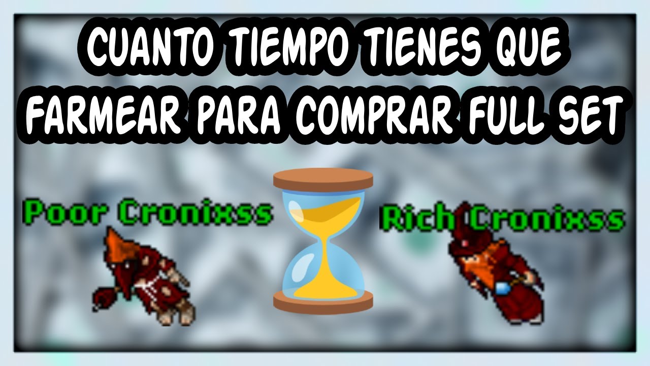 Cuanto TIEMPO tienes que FARMEAR  para comprar FULL SET