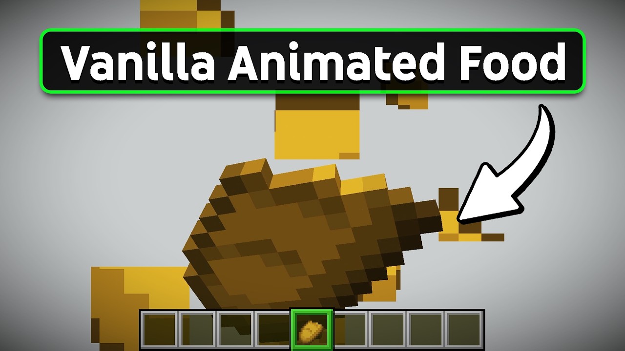 Add Eating Animations To Minecraft Without Mods