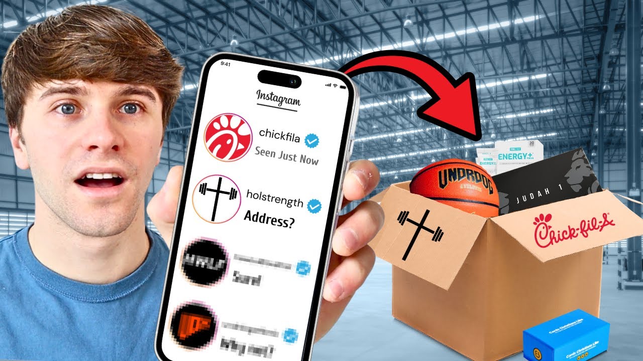 DM'ing 100 Christian Brands To See What I Can Get For FREE!