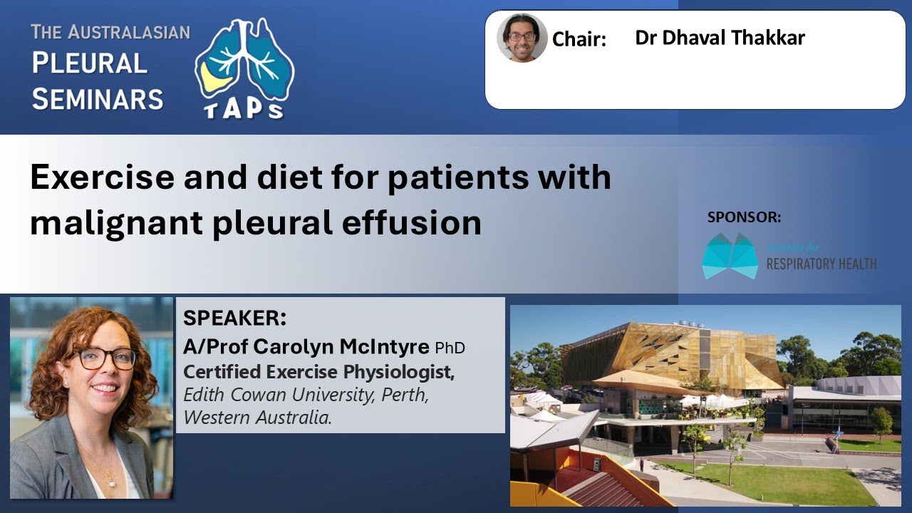 TAPS 2025 Ep 21- Exercise and diet for patients with malignant pleural effusion