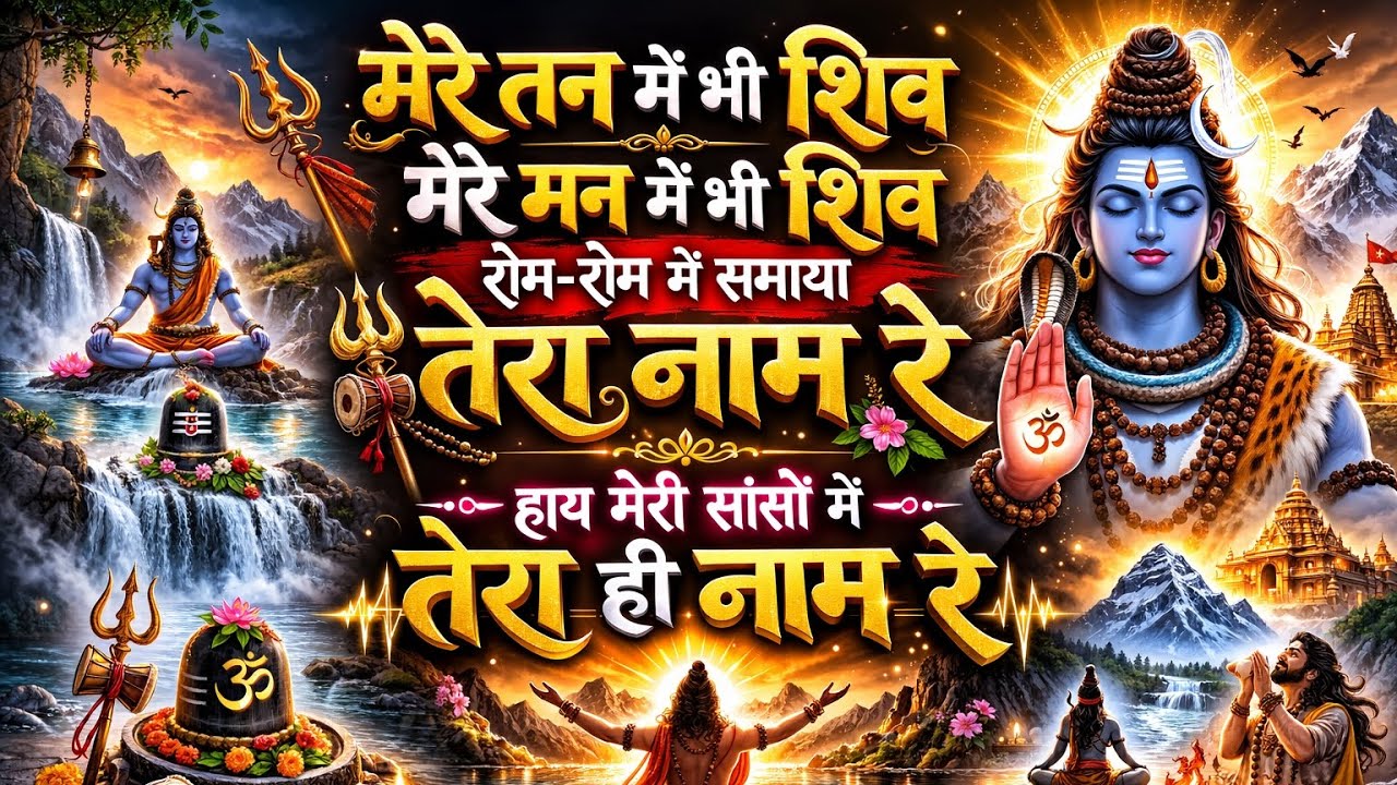 मेरे तन में भी शिव मेरे मन में भी शिव | मेरी सांसों में तेरा ही नाम | Shiv Bhajan 2026 | ॐ नमः शिवाय