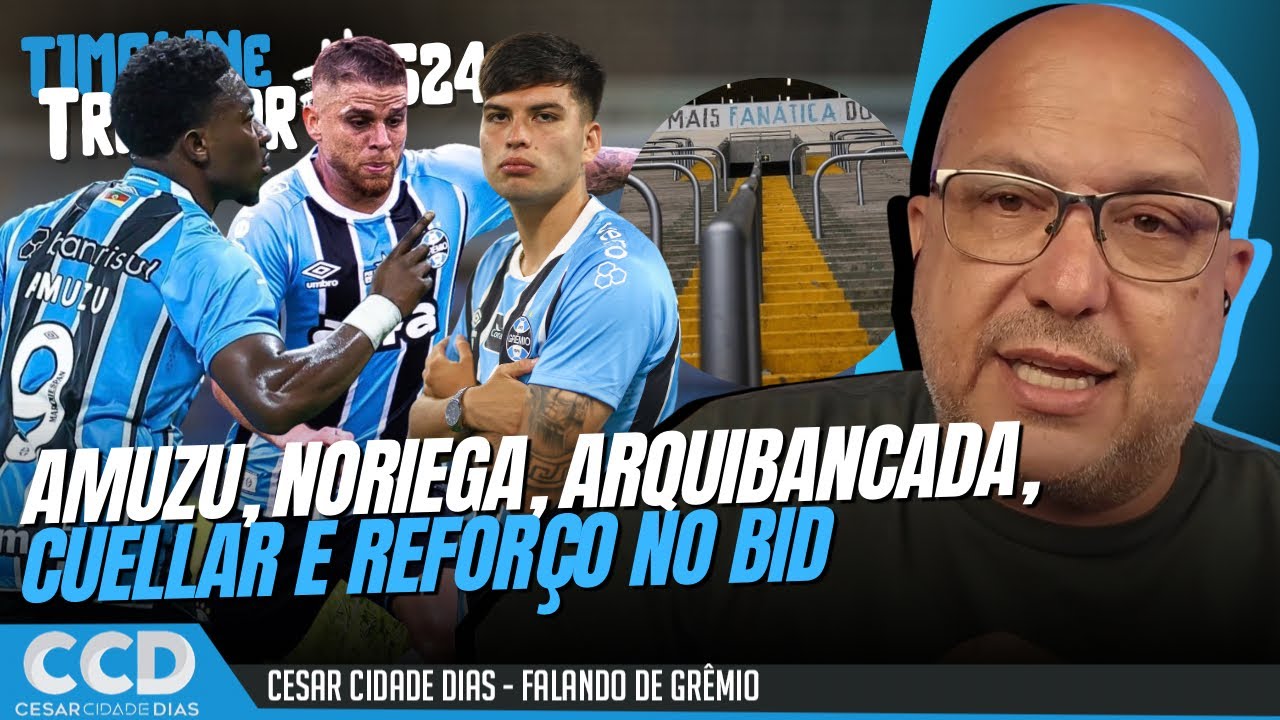 Timeline Tricolor #524: Amuzu, Noriega, pintura na arquibancada, Cuellar fora e reforço no bid