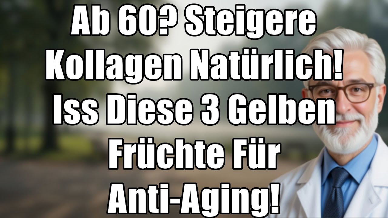 Ab 60? Kollagen nat&uuml;rlich steigern: Iss diese 3 gelben Fr&uuml;chte f&uuml;r Anti-Aging!