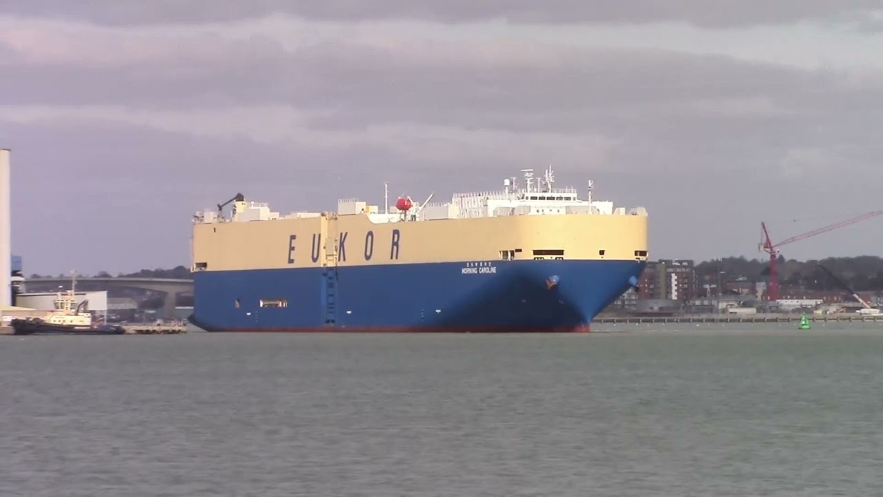 EUKOR CAR CARRIERS ARRIVING AT SOUTHAMPTON