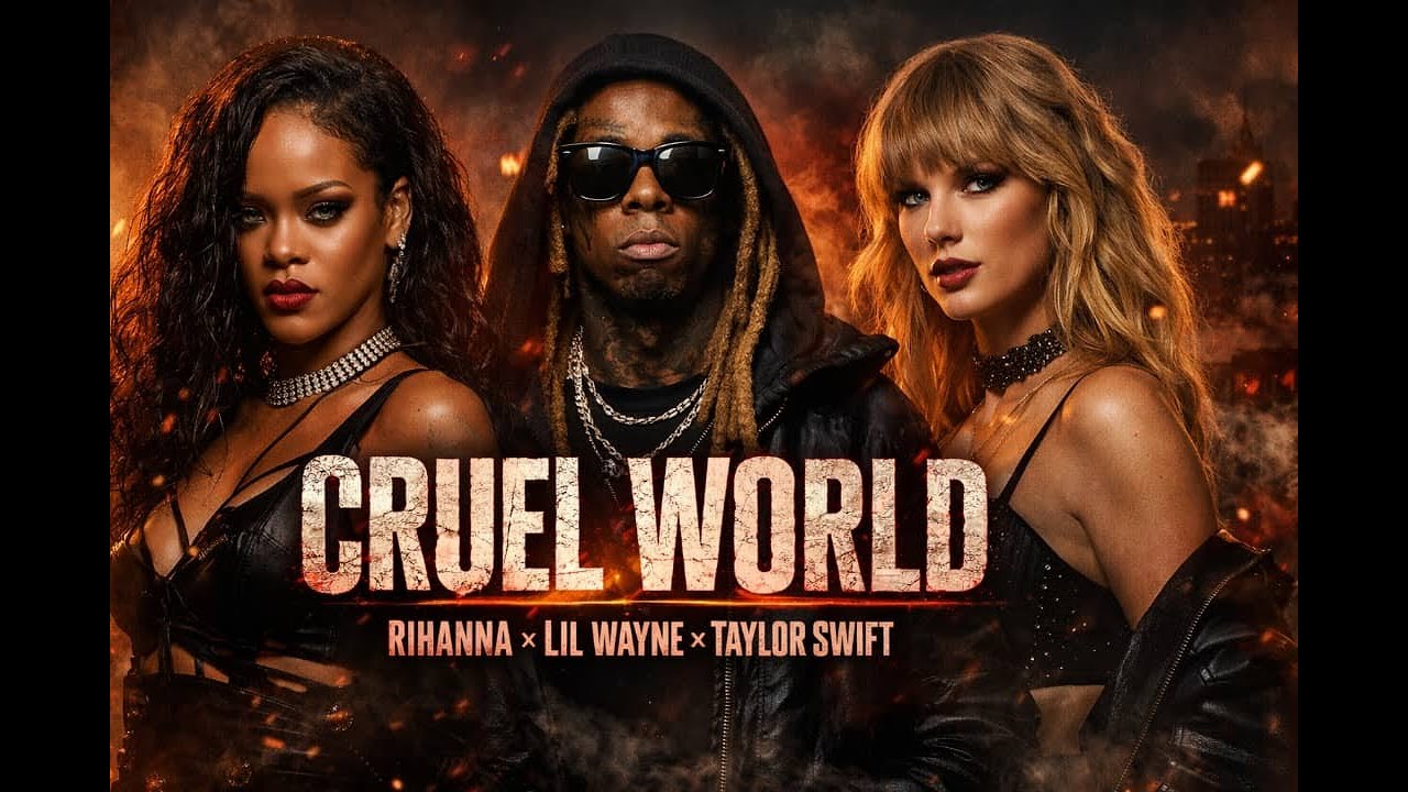 Lil Wayne Ft. Taylor Swift and Rihanna—Cruel World(Lyrics video)
