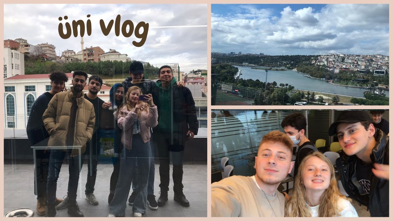 HALİÇ ÜNİVERSİTESİ VLOG #3 | okulda bir günümüz nasıl geçiyor, arkadaşlarımla tanışın