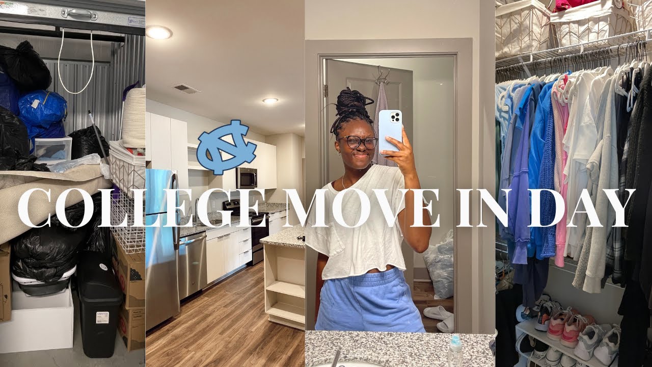 college move in vlog @UNC Chapel Hill  || junior year apartment