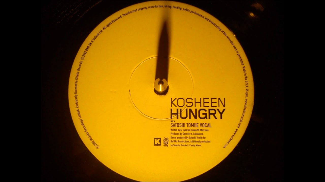 Kosheen - Hungry ( Satoshi Tomiie vocal )