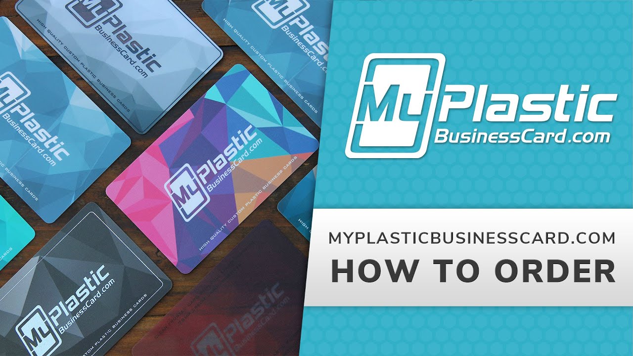 How to Order from My Plastic Business Card