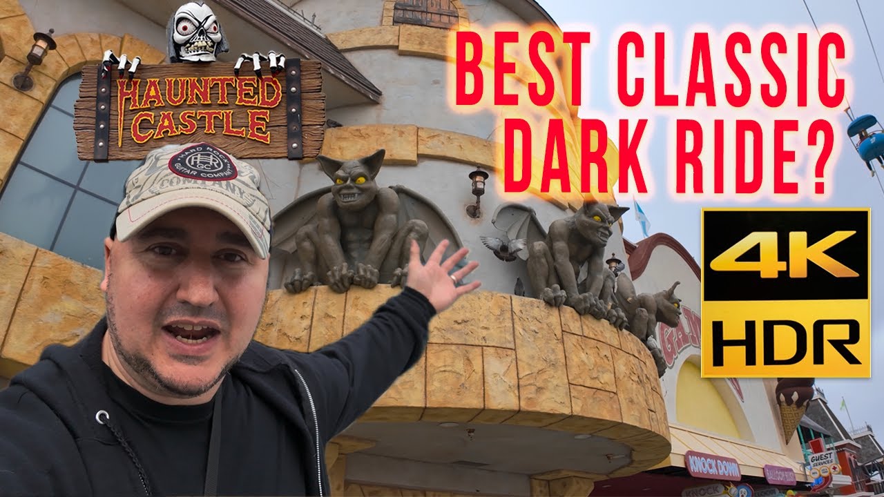 Haunted Castle Dark Ride Santa Cruz Boardwalk | 4K HDR 60fps POV!