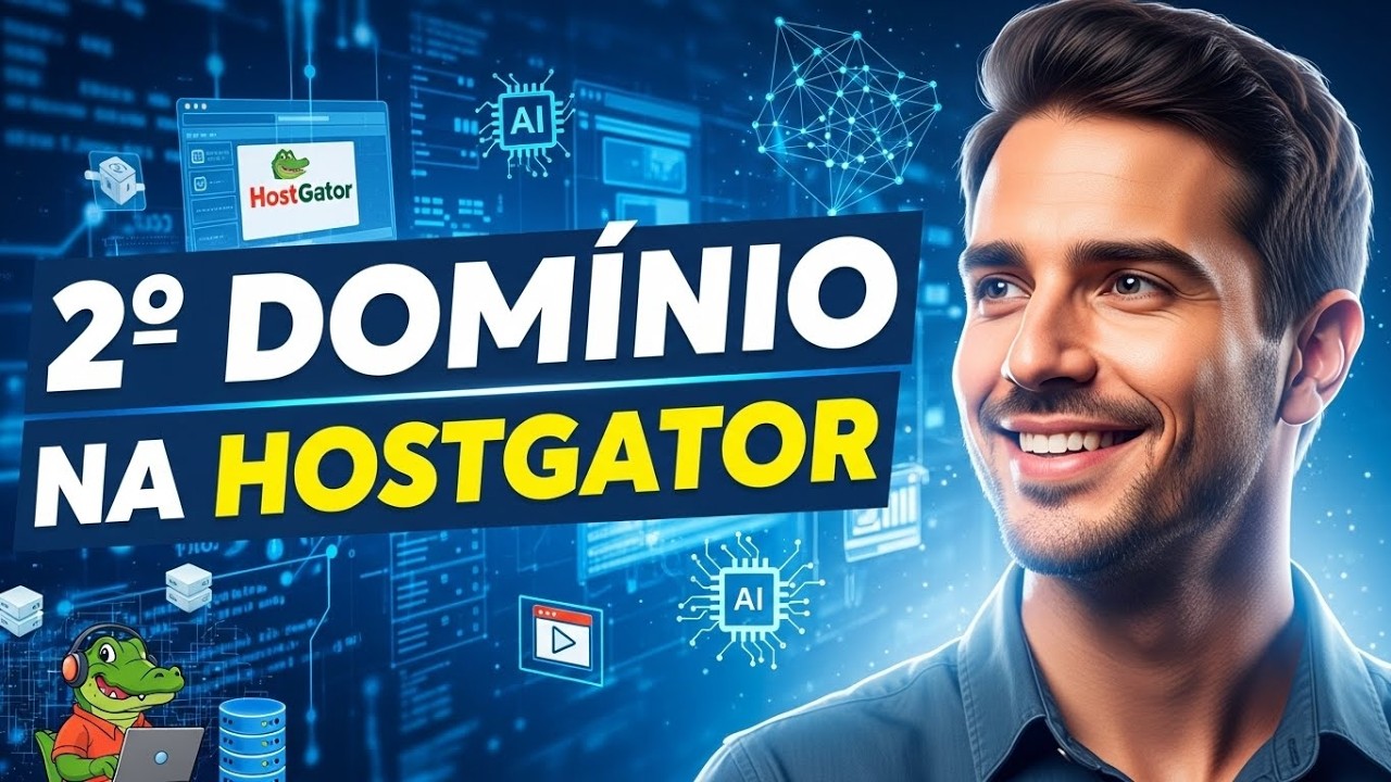 COMO ADICIONAR SEGUNDO DOMÍNIO NA HOSTGATOR USANDO IA | PASSP A PASSO