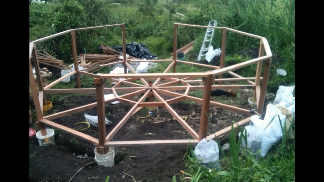 Vivienda Ecológica Autosustentable Permacultural - Construcción Domo Apartaestudio 01