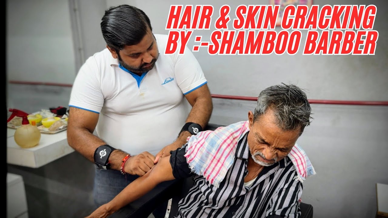 ASMR Barber Shamboo - 🔥Hypnotic Head Massage to Waris Barber | Hair & Skin Crack ASMR Therapy 🧖&zwj;♂️✨