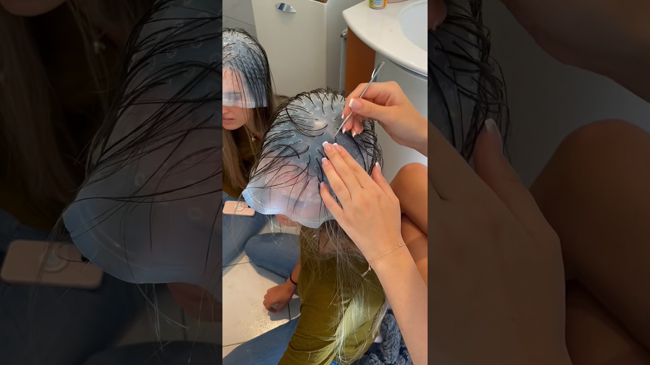 Str&auml;hnchen zu Hause selber f&auml;rben - das sollte man beachten 💇🏼&zwj;♀️ | #lesotwins 👯&zwj;♀️