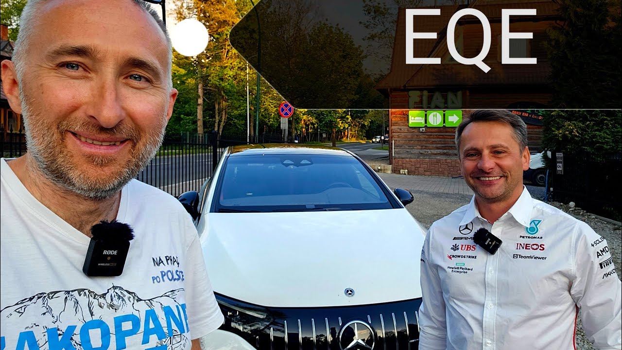 Mercedes EQE AMG 43 Zakopane Test