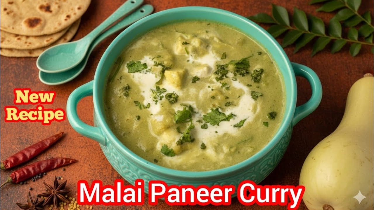 Malai Paneer Curry | Paneer Curry Recipe In English | Restaurant Style Curry | Foodieramya