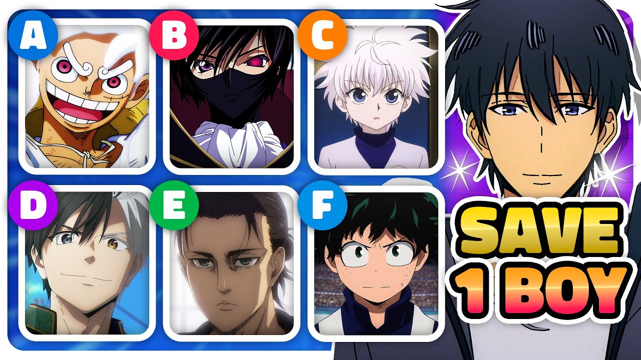 Save One Anime Character! ⏳ You Have Only 3 Seconds!
