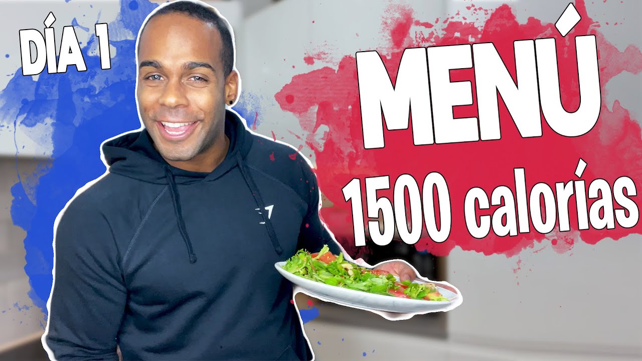 🍔 MENU Saludable 1500 CALORÍAS 🍴 MEAL PLAN 1500Kcal 🍴 DÍa 1