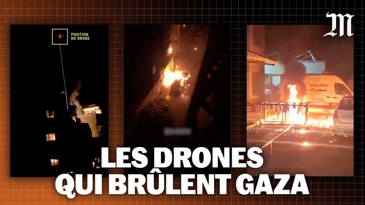 Gaza : des drones incendiaires bombardent une clinique et des tentes de réfugiés