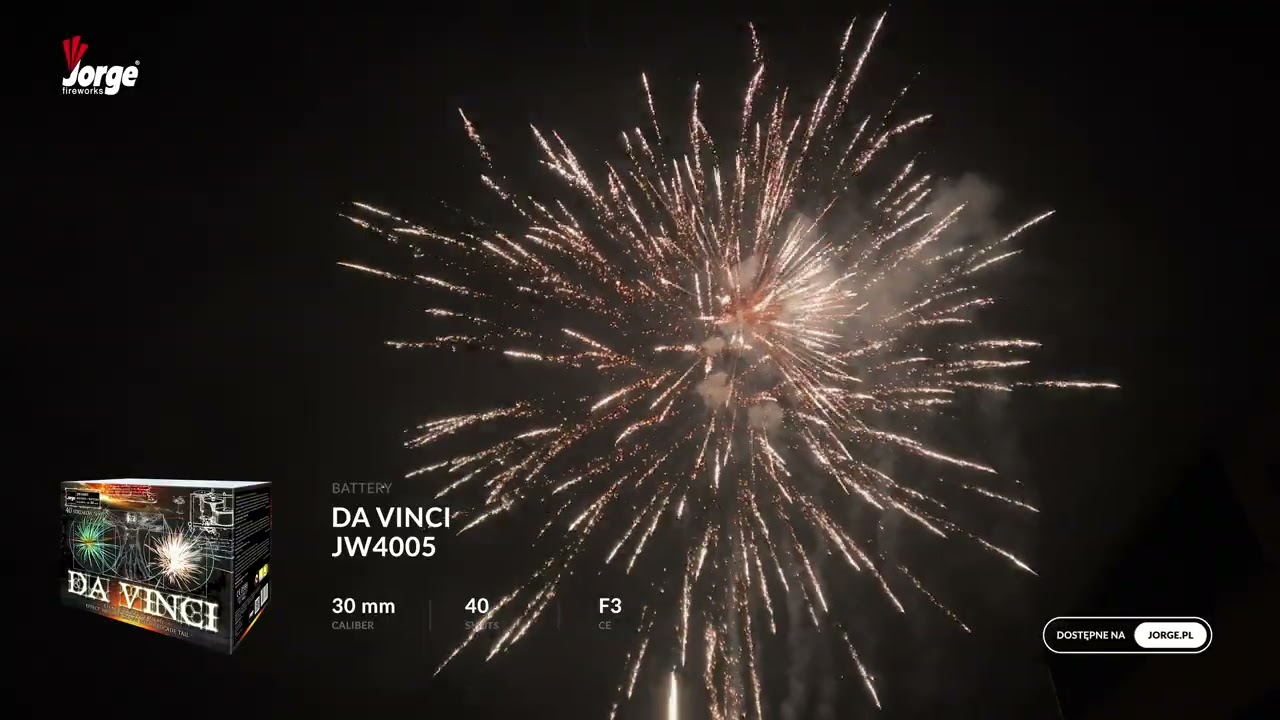 JW4005 - DA VINCI - Fajerwerki JORGE! 4K
