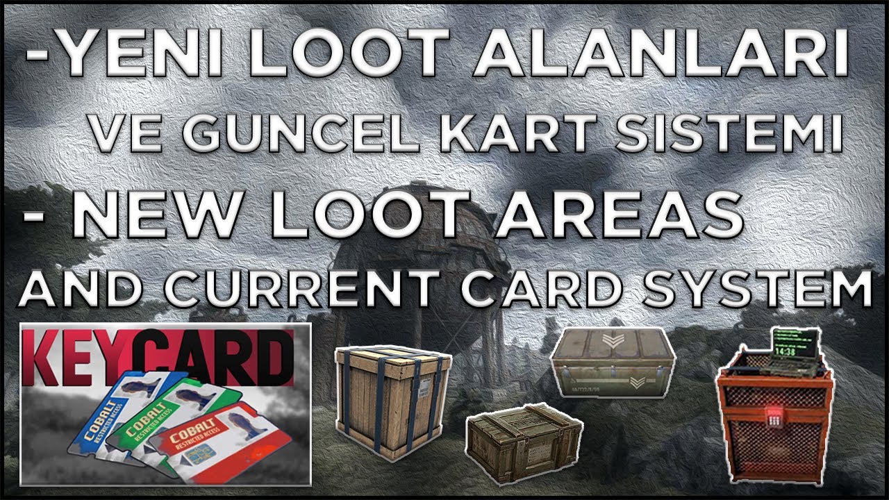 Rust / Güncel Bütün Loot Yerlerini Toplama & Kartların Kullanımı - / 2023 / Rust Türkçe