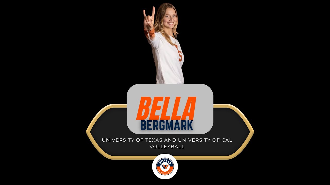 Texas Volleyball Middle Blocker  Isabella Bergmark and Her Cat Mochi