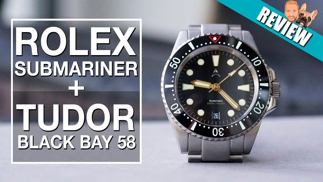 Rolex Submariner + Tudor Black Bay 58 = Axios Ironclad 500m Diver |  Watch Review