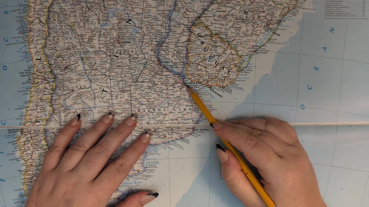 ASMR ~ Buenos Aires, Argentina History & Geography ~ Soft Spoken Map Tracing Google Earth