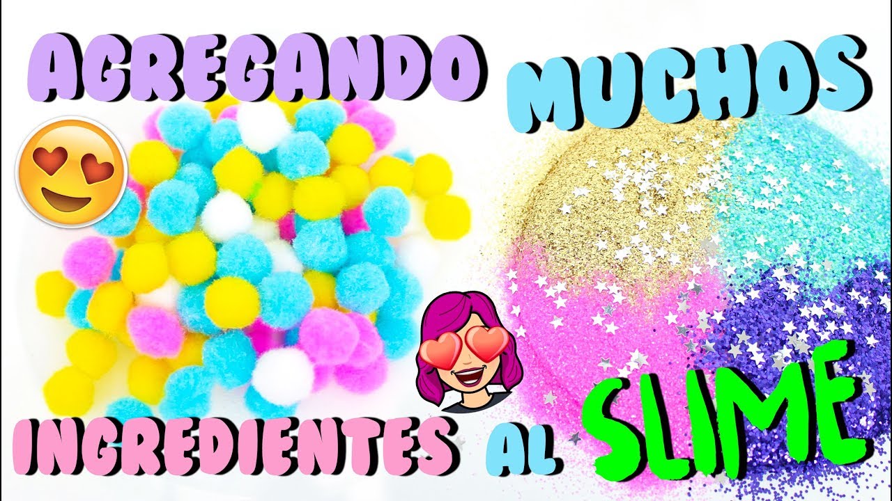 ADDING TOO MUCH INGREDIENTS INTO SLIME!  Agregando MUCHOS ingredientes al SLIME!