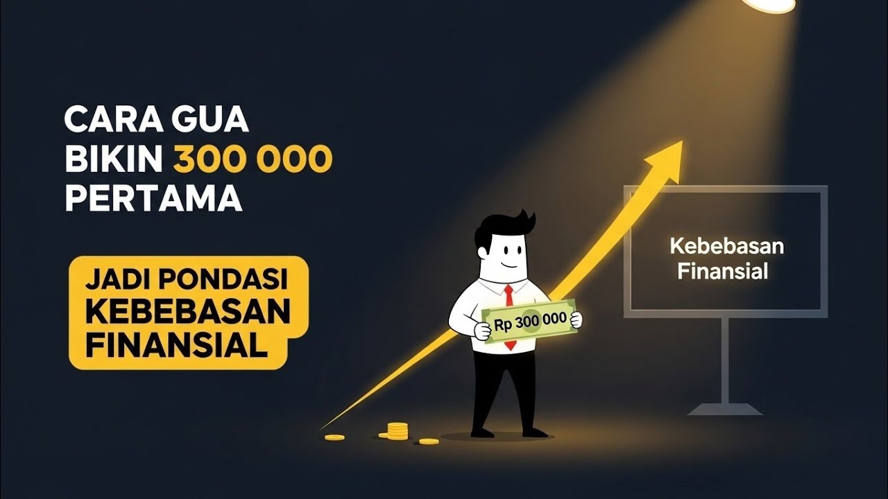 Cara Gua Bikin Rp300.000 Pertama Jadi Pondasi Kebebasan Finansial 💸 Dari Kecil Tapi Ngaruh Banget!