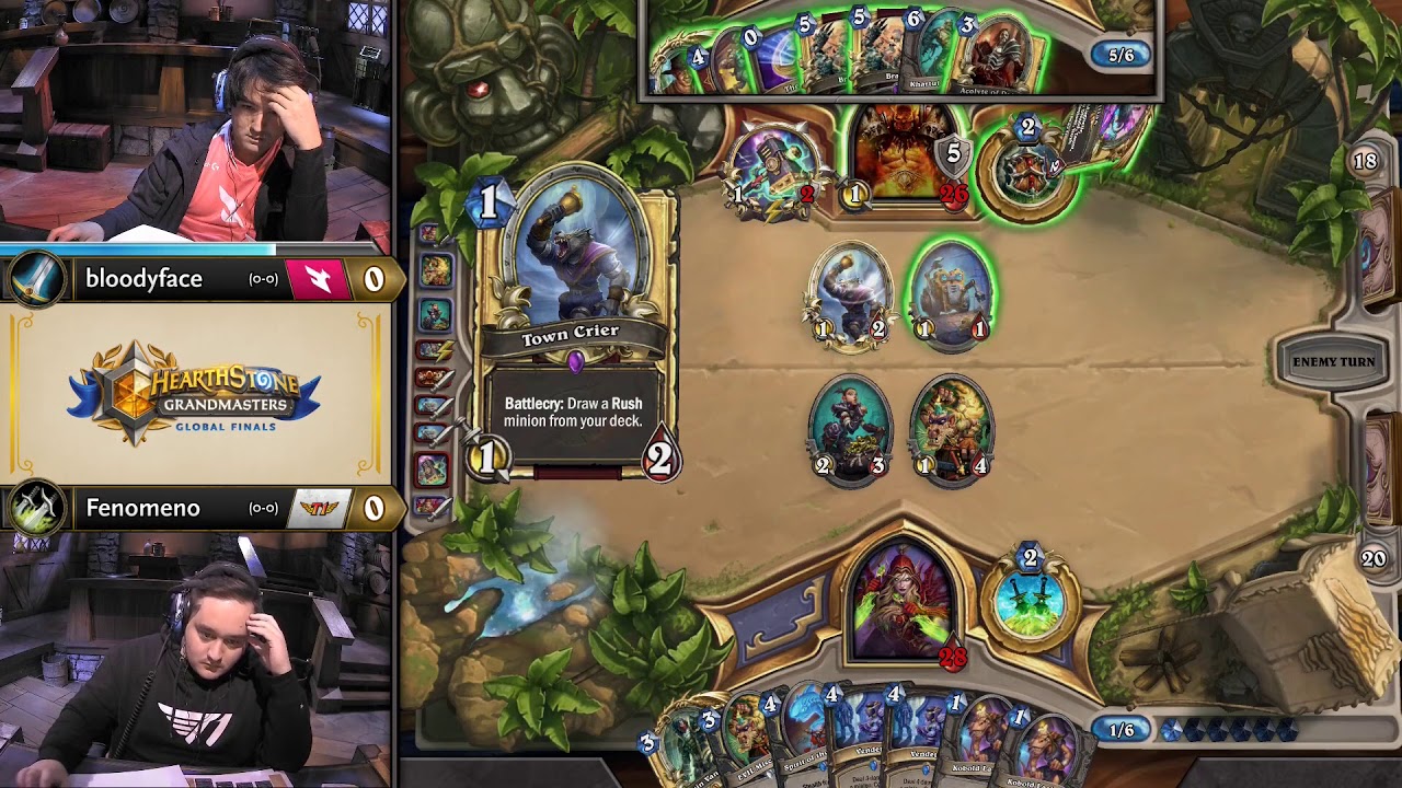 Hearthstone Global Finals - Match B - Fenomeno vs bloodyface