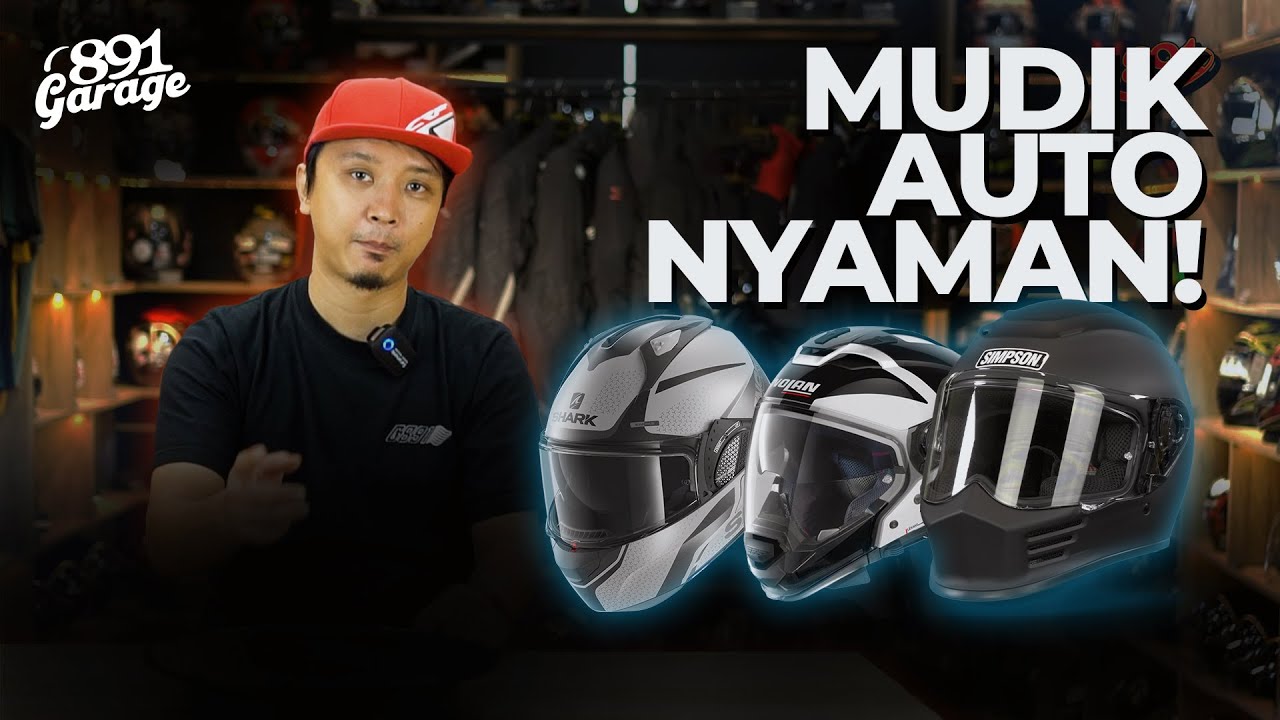 Rekomendasi Helm Modular Nyaman Cocok Buat Mudik!
