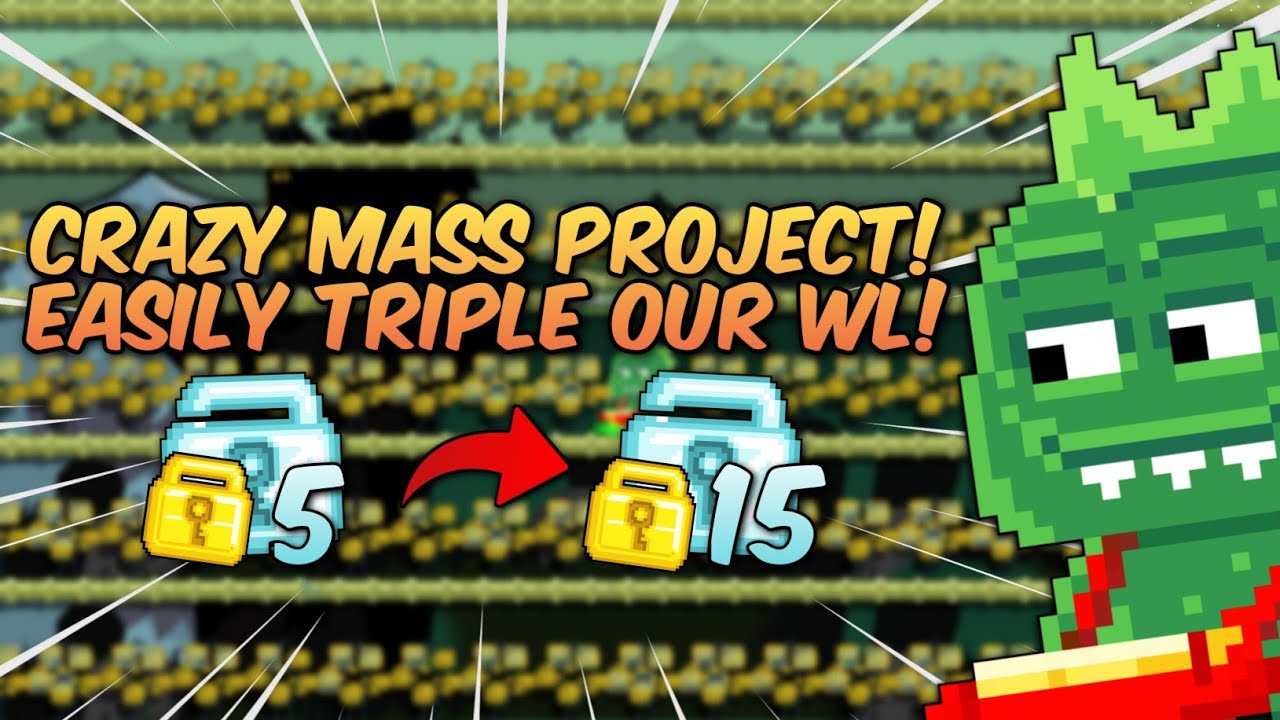 BEST MASS! TRIPLE OUR WL WITH THIS MASS? LET'S GO! - Growtopia