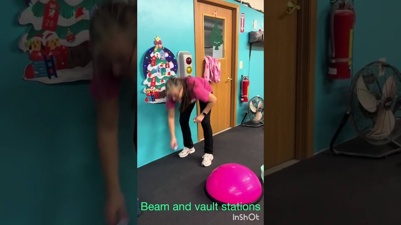 Preschool gymnastics Christmas 