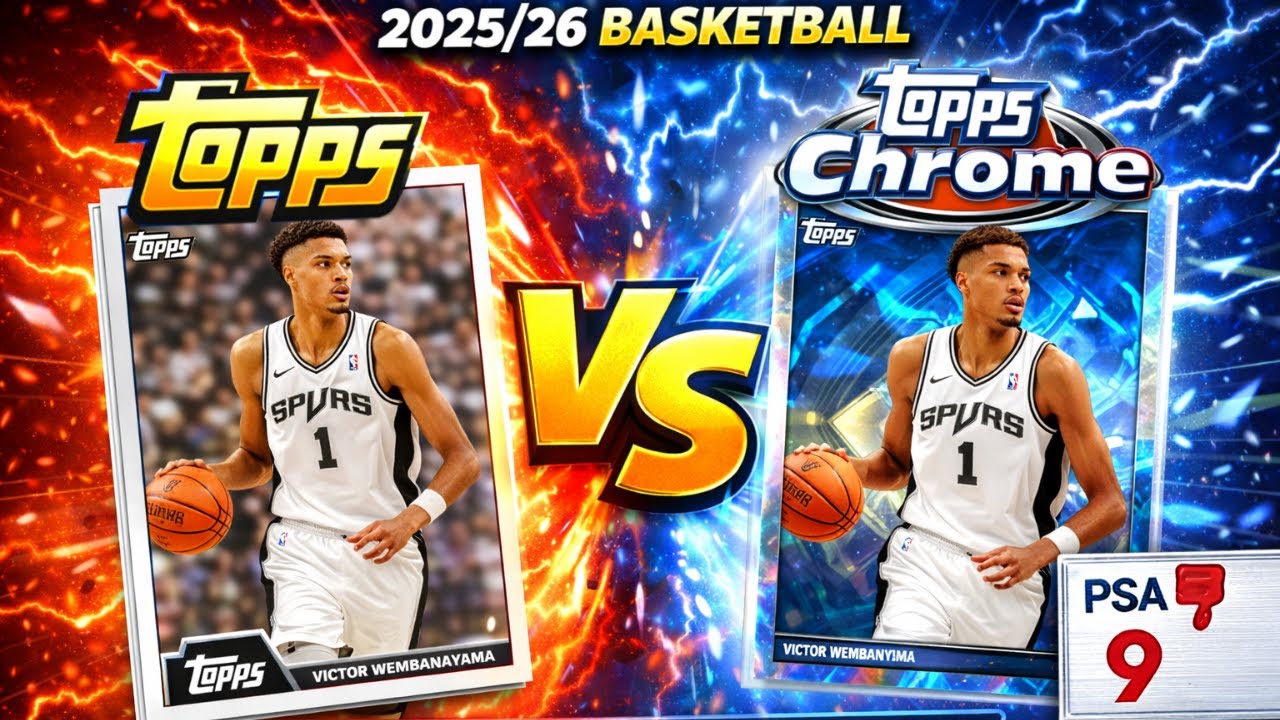 Topps Flagship Basketball Versus Topps Chrome Basketball
