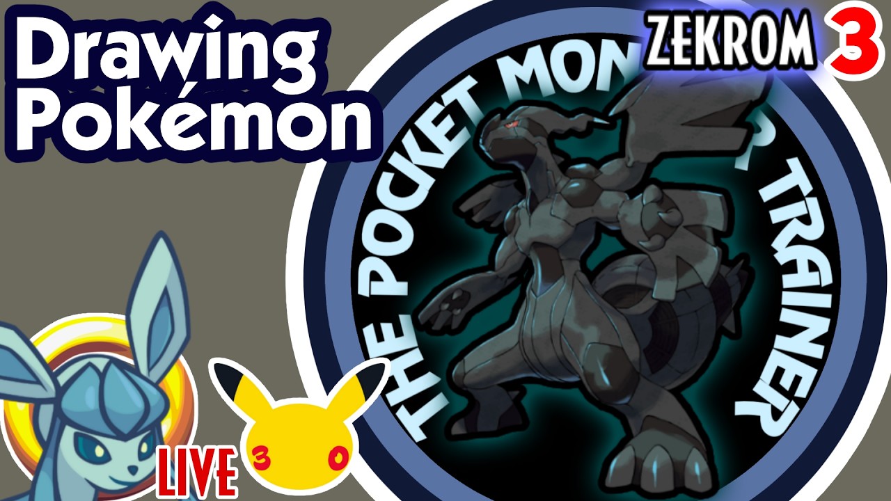 Pokémon 30 - Drawing Pokémon From Every Game - Zekrom