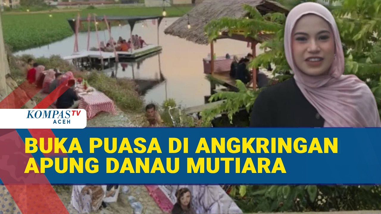 Angkringan Danau Mutiara Banda Aceh Tawarkan Buka Puasa Unik di Tengah Danau dan Taman Bunga