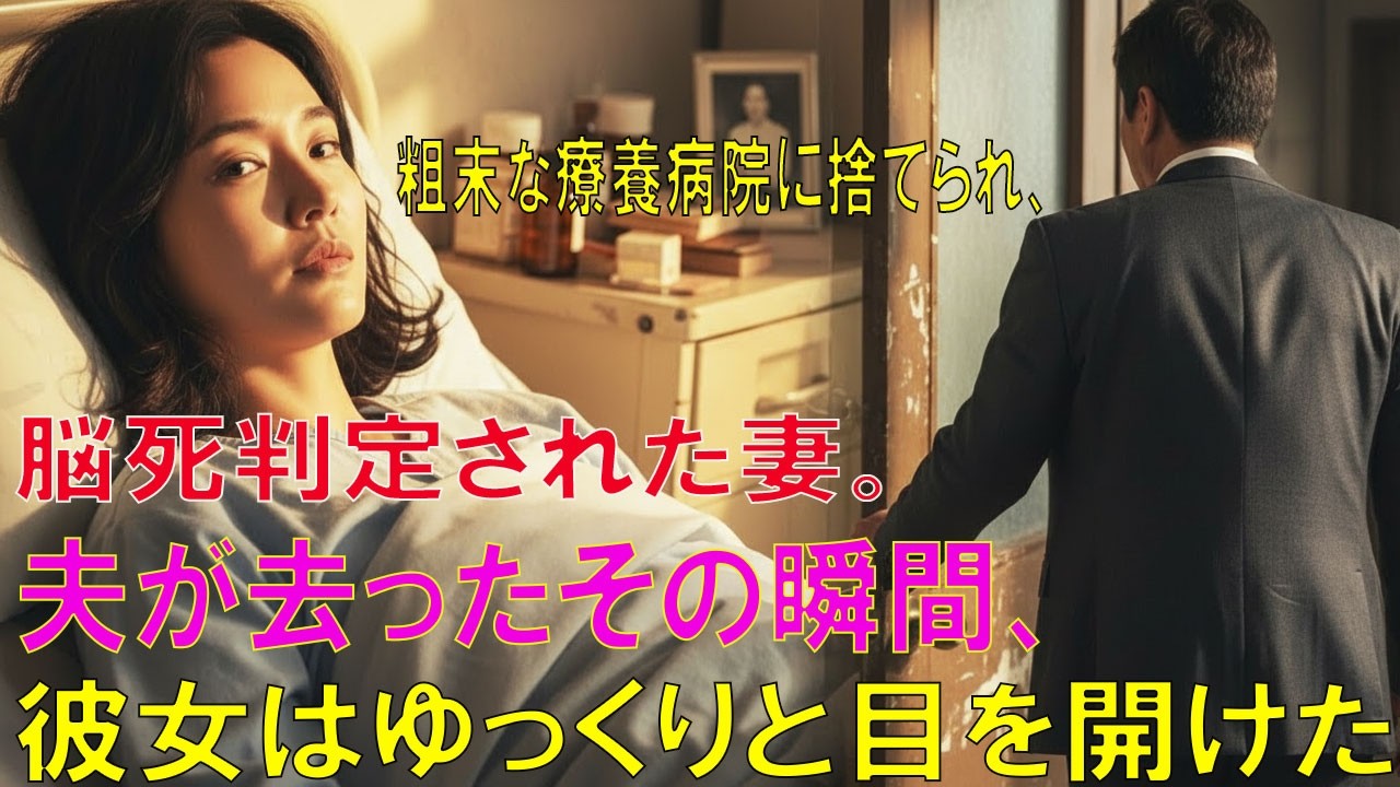 【感動する話】海辺の古びた療養病院に捨てられ、脳死と判定された妻。夫が去った瞬間、彼女はベッドの上でゆっくりと目を開けた｜オーディオブック｜体験談ラジオ｜老後物語｜どんでん返し