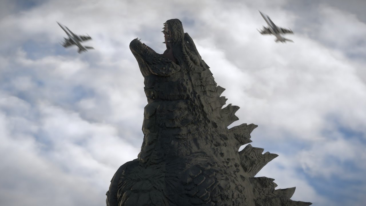Godzilla 2014 in Age of Titans(Roblox)