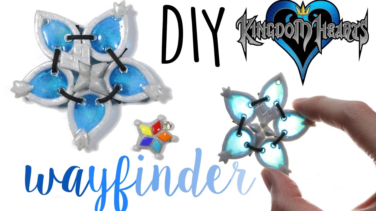 How to DIY Kingdom Hearts 3 Wayfinder Polymer Clay/Resin Tutorial