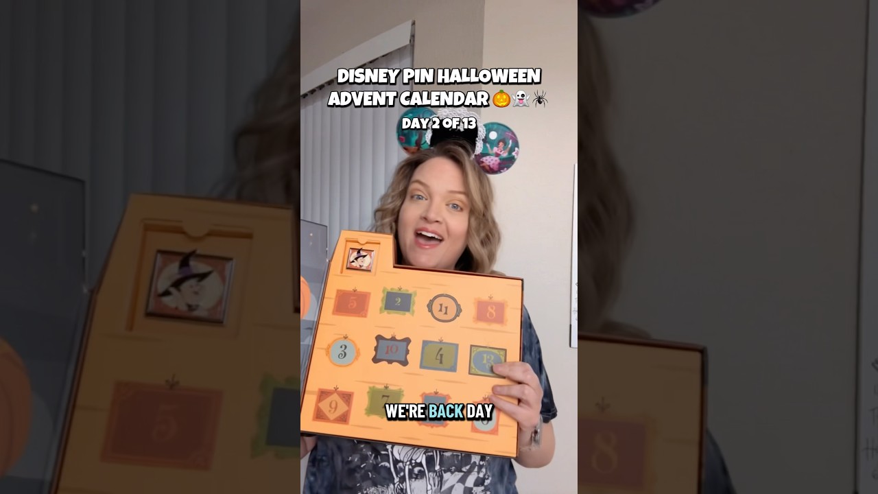 Halloween Advent Calendar #disneypintrading #disneystore