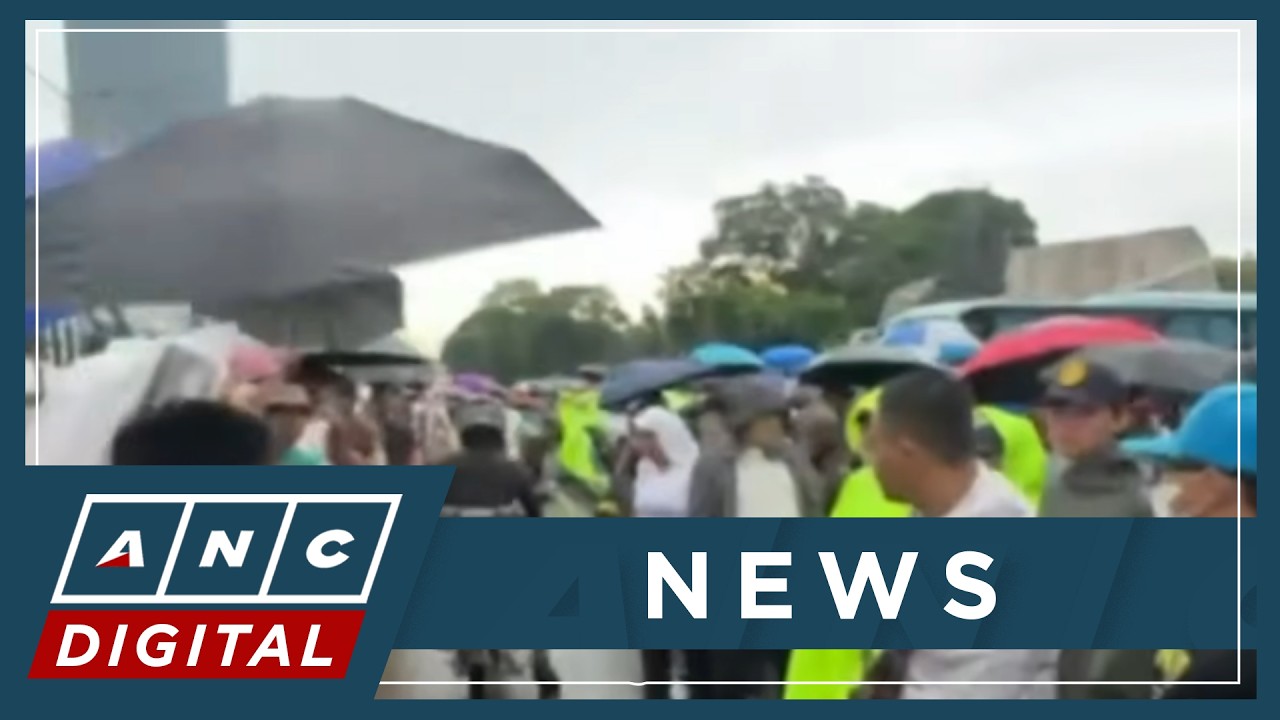 Пробки на EDSA из-за многотысячного митинга | ANC