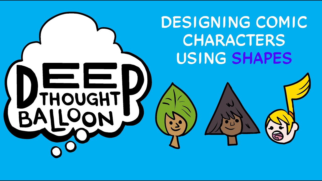 Deep Thought Balloon: Designing Comic Characters Using Shapes
