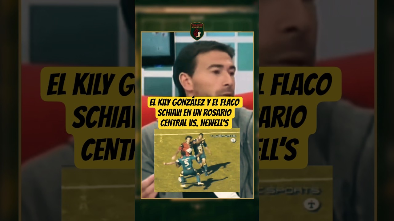 El Kily Gonz&aacute;lez y el flaco Schiavi en un Rosario Central vs Newell&rsquo;s #futbol #rosariocentral #nuls