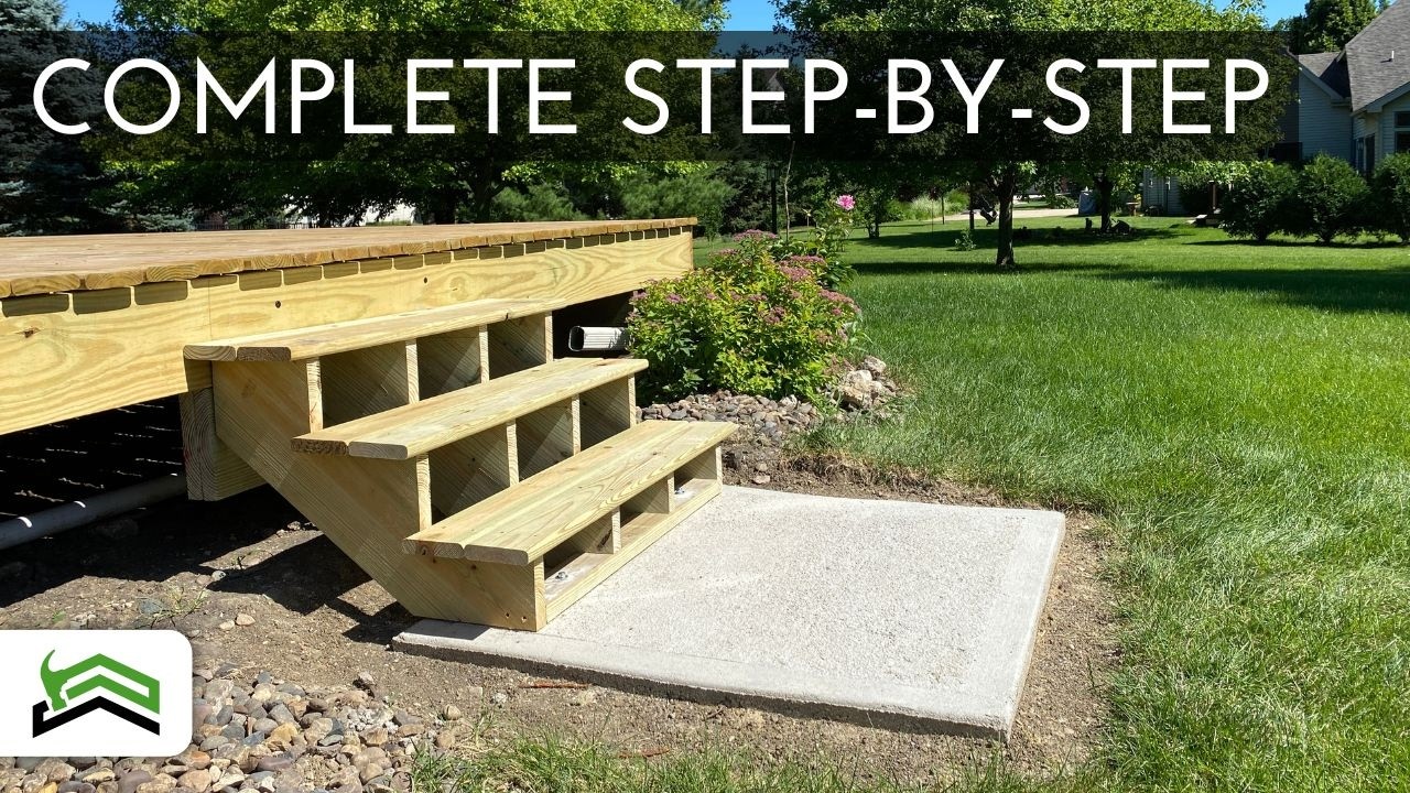 How To Build And Attach Deck Stairs