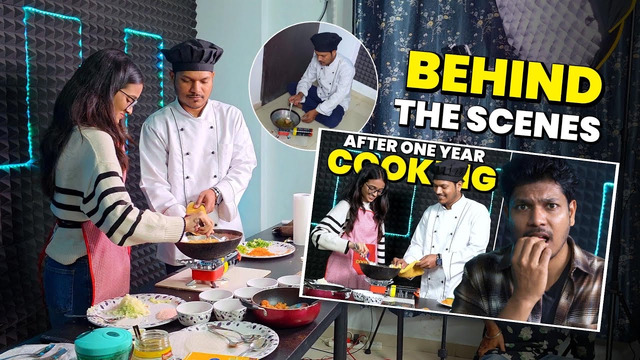 8 घंटे का Cooking video shoot | Fun behind the scenes